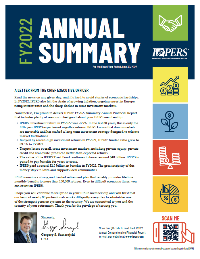 FY2022 Annual Summary Cover page